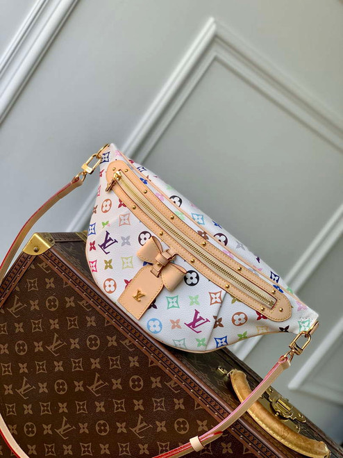 LV M13660 Louis Vuitton LV x TM High Rise Bumbag Multicolored Other Monogram Canvas