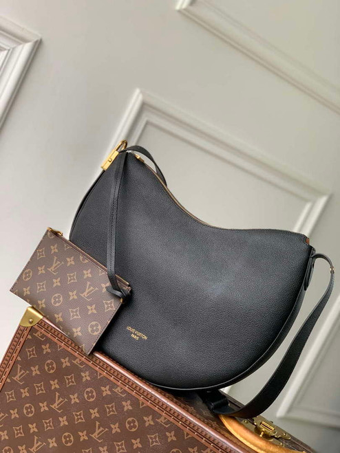 LV M14417 Louis Vuitton Low Key Cookie MM Bag Black