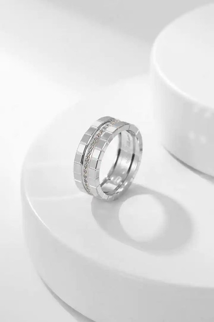 Chopard Ice Cube Ring ethical white gold diamonds 827004-1040