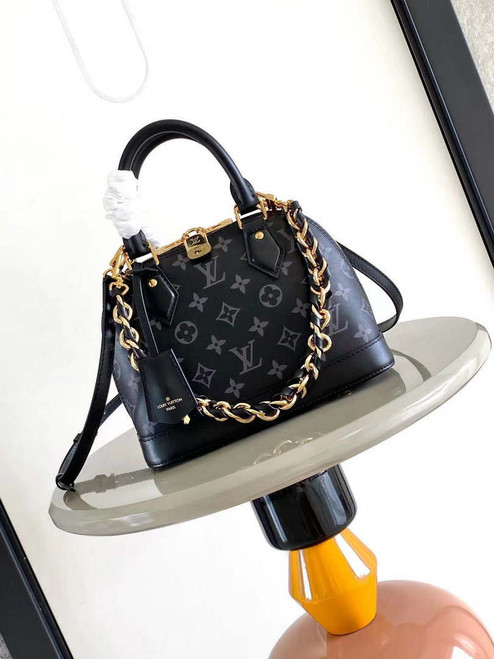 LV M12289 Louis Vuitton New Alma BB Bag Other Leathers Black