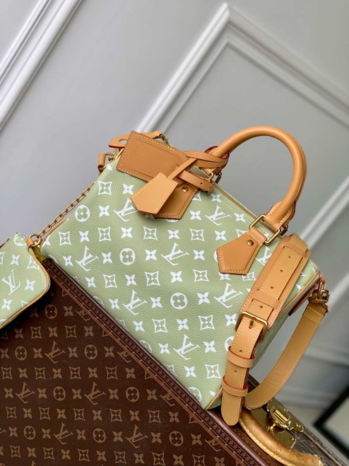 LV M14064 Louis Vuitton Speedy P9 Bandoulière 30 Bag Monogram Leather Fruit Green