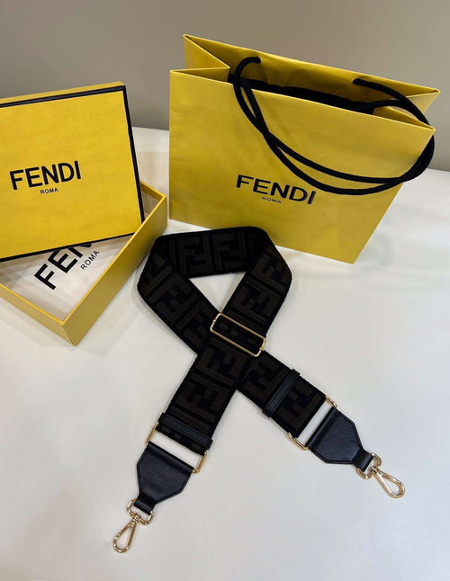 Fendi F10052 Handbag Shoulder Strap FF Logo 907