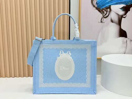 Dior  M1349PEHT_M928 Large Dior Book Tote with Strap  M9724