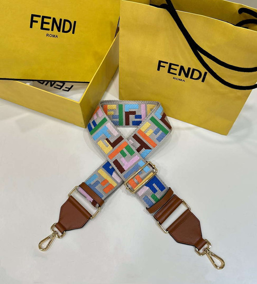 Fendi F10055 Handbag Shoulder Strap FF Logo 907