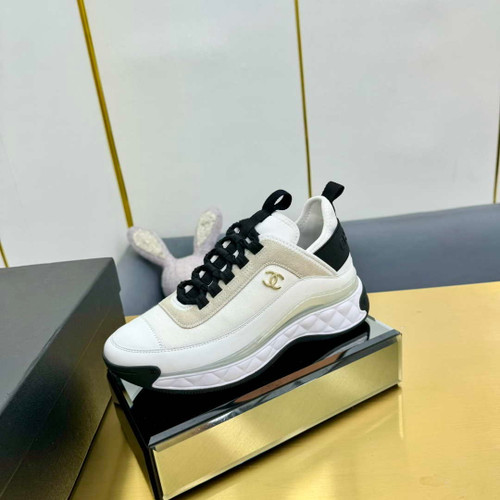 Chanel G39066 Men Women's Classic double C LOGO Trainer Sneaker C91345