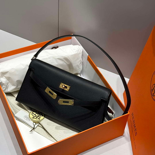 Hermes Lychee pattern Kelly Elan Clutch Bag H232007