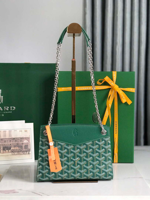 Goyard ROUETSMINTY08CL08P Rouette Structuré Mini Bag Green