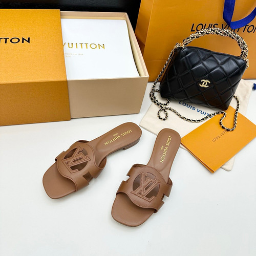 LV 1ABP20 Louis Vuitton LV Isola Slippers Flat Mules L66453