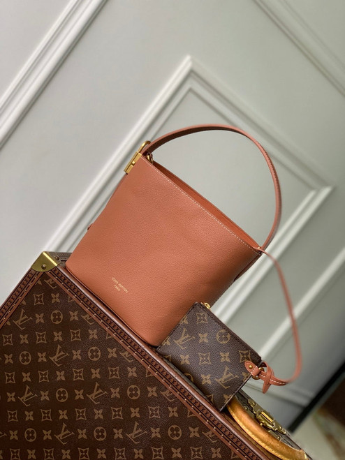 LV M14416 Louis Vuitton Low Key All In BB Bag Cognac Brown