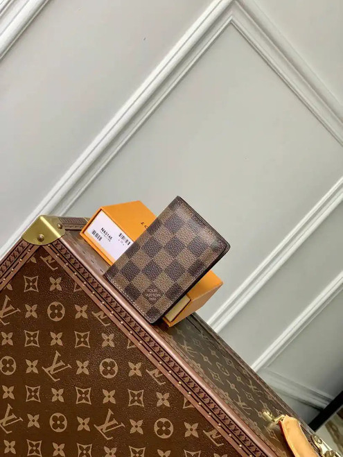 LV M63145 Louis Vuitton Pocket Organizer Damier