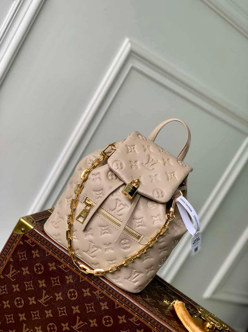 LV M13358 Louis Vuitton Coussin Backpack PM Galet