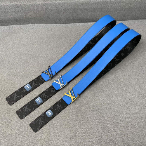 LV Women's Men's Belts Collection Louis Vuitton Initials 40MM Belt 19096