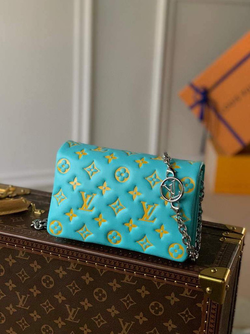 Louis Vuitton M80743 Pochette Coussin LV M80744 MINT and YELLOW