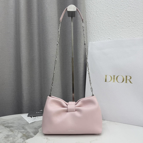 Dior Small Dior Bow Bag Lambskin M0715 Pink