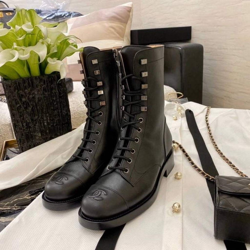 Chanel Women's Boots Designer Chanel Shoes C80022