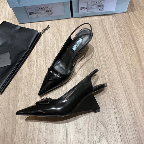 Prada Women's Shoes Prada Designer Pumps Heel 65mm P82300