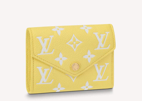 LV M81428 Louis Vuitton Victorine Wallet Lemon Curd Yellow