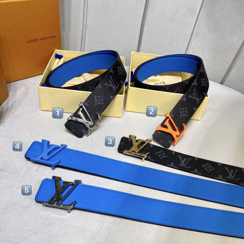 LV Women's Men's Belts Collection Louis Vuitton Initials 40MM Belt 19075