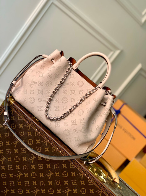 Louis Vuitton LV M59203 Bella Tote Mahina Crème Beige