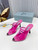 Prada 1I901M Brushed leather Slingback pumps Shiny Leather Sandals Shoes P91054