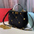 Valentino 2021 Roman Stud The Handle Bag In Nappa 0097L Black