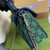 Gucci 583571 GG Marmont Multicolour mini top handle bag Green