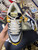 Gucci Men’s Ultrapace R Leather Sneaker 81112 Yellow and Black - luxibagsmall