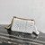 Prada 1BD108 Medium Leather Prada Diagramme Bag White
