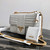 Prada 1BD108 Medium Leather Prada Diagramme Bag White