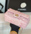 Chanel 1116 Chanel Flap bag Woolen A69900 Pink
