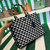 Prada 1BA356 Large Prada Symbole Jacquard Fabric Handbag Blue White