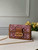 LV M69992 Louis Vuitton  Since 1854 Dauphine Chain Wallet Monogram Red