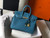 Hermes Birkin Designer Tote Bag Togo Leather 28336 Blue