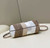 Fendi 8BP129 First Small Leather bag with silver and light brown inlay 80018M