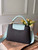 LV M57523 Louis Vuitton Capucines BB Handbag Black and Blue