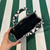Prada 1BA354 Small Prada Symbole jacquard fabric handbag Black White