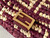 Fendi 7AR844 Nano Baguette Charm Wine Red Raffia Charm - luxibagsmall