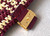 Fendi 7AR844 Nano Baguette Charm Wine Red Raffia Charm - luxibagsmall