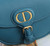 Dior M9317 Small bobby bag Blue Grained Calfskin
