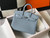 Hermes Birkin Designer Tote Bag Togo Leather 28335 Light Blue