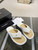 Chanel G38865 Sandals Mules Fabric Women C91184
