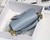 Dior M6008 Bag Saddle Super Mini Bag Cowhide Leather Light Blue