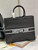 Dior M1286 Large Book Tote Black Perforated and Embossed Oblique Calfskin