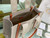 Chloe 383E6690U Medium Woody Tote Bag in Cotton Canvas Brown