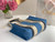 Chloe 6690 Medium Woody Tote Bag in Cotton Canvas Blue