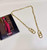Fendi Handbag Custom metal chain Shoulder Strap F10052 Gold