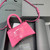 Balenciaga 592833 Hourglass XS Top Handle Bag Pink