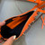 Balenciaga 6940271VG9 Le Cagole Mini Multipouch in Orange Arena lambskin