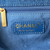 Chanel AS3134 Small Flap Bag Printed Denim Blue