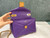 Valentino One Stud Nappa Bag With Chain 1215 Purple